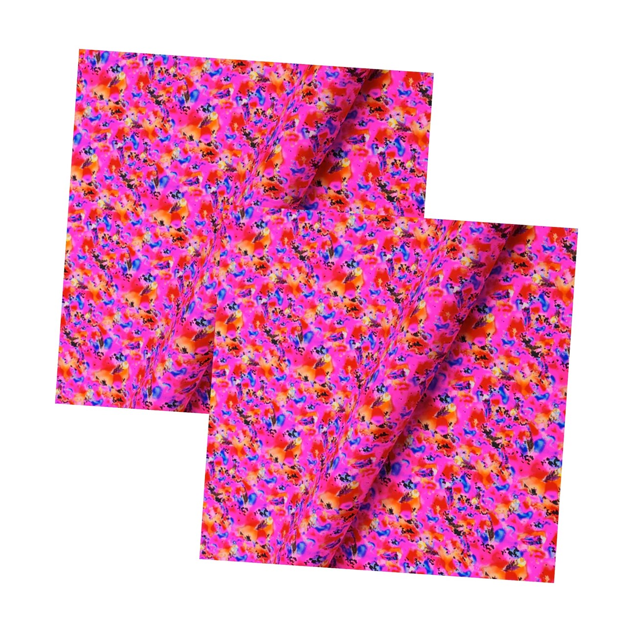 82% Nylon & 18% Spandex Cosmic Lava Printed Spandex Fabric 55/56” Width